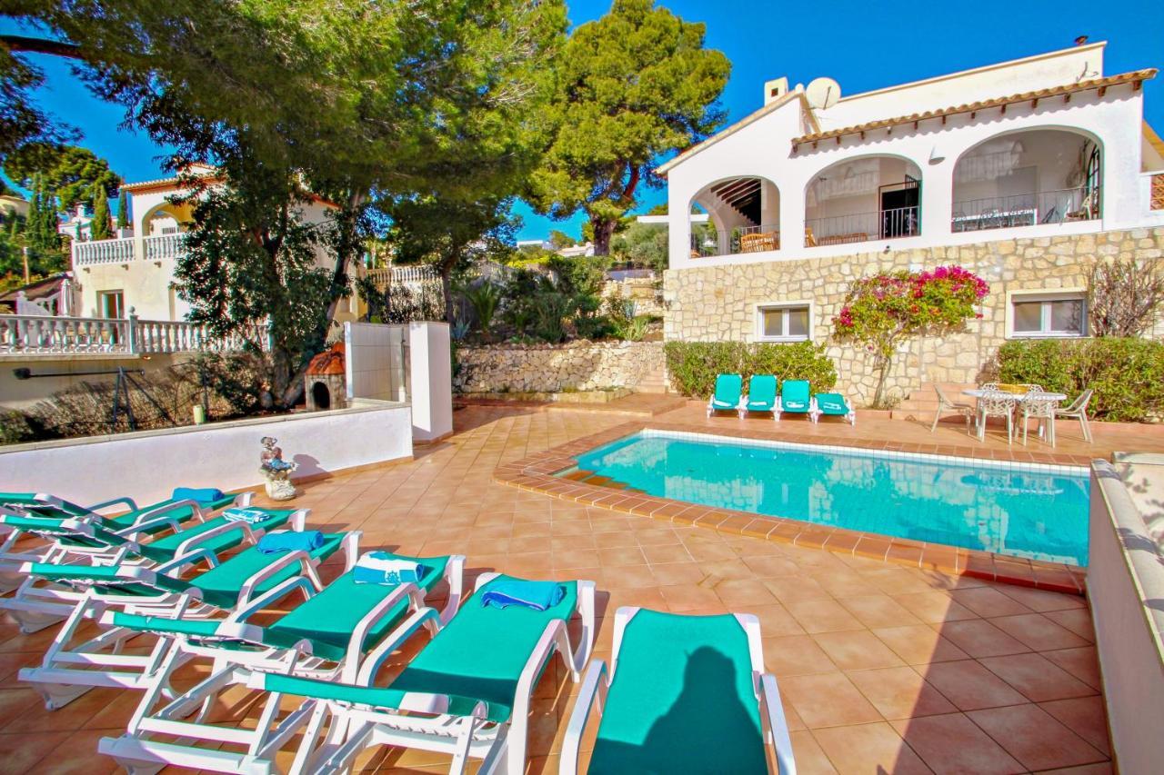 Dos Chicas - Sea View Villa With Private Pool In Moraira Teulada Exterior photo